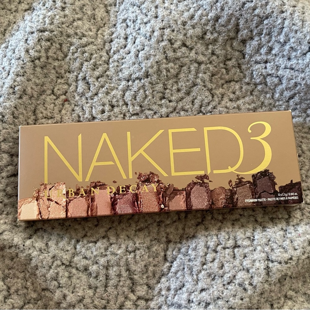NEW URBAN DECAY NAKED3 EYESHADOW PALETTE
